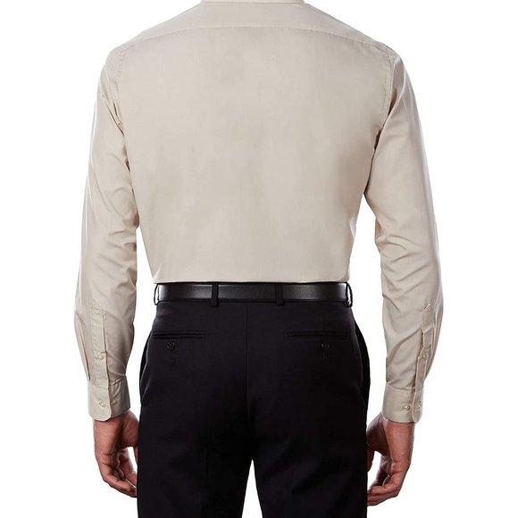 Van Heusen  Men's Dress Shirt Regular Fit Poplin Solid/ 15.5 ( 32/33). - Picture 2 of 11